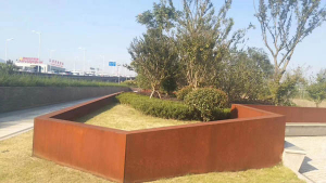 丹徒耐候钢挡土墙